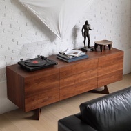 【D3原木家居】Alston 美胡桃木餐邊櫃 收納櫃 邊櫃-160/180cm