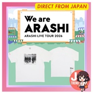 Arashi ARASHI LIVE TOUR 2026 “We are ARASHI” Official Goods T-Shirt [Direct from Japan]
