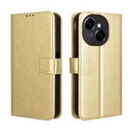 เคสสำหรับ Tecno Spark Go 1เคส PU หนังกลับแบบกระเป๋าสตางค์เคสโทรศัพท์สำหรับ Tecno Spark Go1พับได้เคสโ