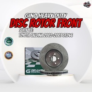 GINO DISC ROTOR FRONT & REAR FOR TOYOTA CALDINA 2002-2007 ST246