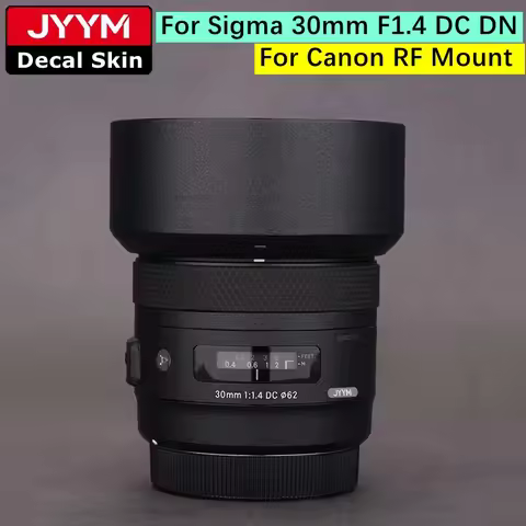 Customized Sticker For Sigma 30mm F1.4 DC DN / For Canon RF Mount Decal Skin Camera Lens Vinyl Wrap 