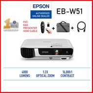 EPSON EB-W51 EB-X06 EB-W05 / EB-W06 WXGA 3LCD PROJECTOR 3300 LUMEN. SIMILAR.EPSON W05, X41 X05 W41