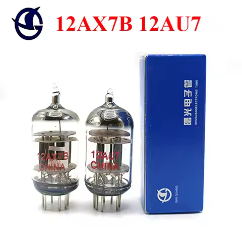 12AX7B 12AU7 12AT7 Shuguang Vacuum Tube Replaces ECC83 ECC82 ECC81 for Tube Preamplifier HIFI Preamp
