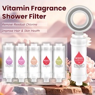 H201 Vitamin Fragrance Purifier Shower Filter Shower Head Scented Filter Bathing Improve Hair&Skin C