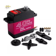 Waterproof Servo 40Kg High Torque Metal Gear Digital Servo for 1:8/1:10/1:12 RC Car Robot 180°