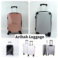 Travel Luggage 20 & 24 inches | Bagasi Travel Murah | ABS material Bags | Plain Travel suitcase |beg