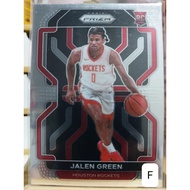 Jalen Green NBA Card 2021-22 Prizm Base 306 Rookie RC (F)