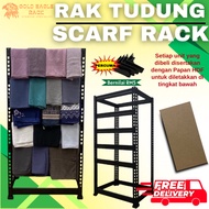 Rak Tudung Murah Boltless Rack For Hijab / Rak Besi / Rak Serbaguna Untuk Tudung Bawal Shawl Selenda