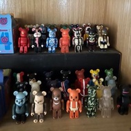 Be@rbrick 第2代到第18代 bearbrick 100% 收藏 總共100隻