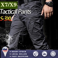 Tactical Cargo Pants Men Slim Fit Waterproof IX7/IX9 Men's Tactical Pants Waterproof Multi Pocket Pants Outdoor Leisure Cargo Pant