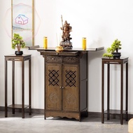 New Chinese Style Console Zen Foyer Doorway Table Altar Modern Minimalist Living Room a Long Narrow Table Side View Table Entrance Cabinet UHUG