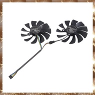 (O I Q B)New 1 Pair Graphics Card Fan 85Mm Ha9010H12F-Z 4Pin Cooler Fan Replacement For Gtx 1060 Oc 