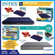 🏅[FREE INTEX PILLOW] Intex Inflatable Air Bed Mattress Single / Super Single / Queen / Super Queen / King