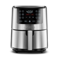 4-Qt Digital Air Fryer With Guided Cooking, Easy Clean, Stainless Steel Air Fryer Oven