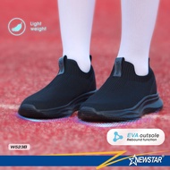 NewStar Black School Shoes W523B [Slip On] Kasut Hitam