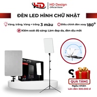 M777 Rectangular LED Light - Livestream Photography - Size 28x40cm (19inch) - Genuine HD Design