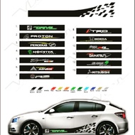 HONDA TOYOTA PROTON TRD R3 BODY STICKER