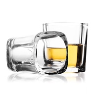 2oz Shot Glass Square Thick Shot Glass Tequila Funny Liqueur Drinking Glassware 四方 玻璃杯