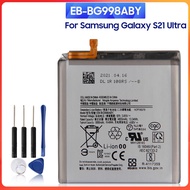 แบตเตอรี่  แท้ Samsung Galaxy S21 S21 Ultra S21Plus S20 FE A52 Battery EB-BG998ABY EB-BG996ABY EB-BG