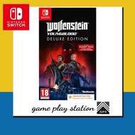 nintendo switch wolfenstein youngblood deluxe edition ( download code only )( english zone 2 )