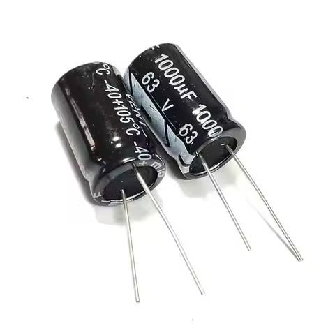 5pcs 1000uF 63V 1000MFD 63Volt Aluminum Electrolytic Capacitor 16*25mm Radial 1000mf63v 1000uf63v 63