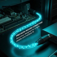 DIN 5 Pin Male to Mini DIN 6 Pin Female, Plug-and-Play Converter Cable Keyboard Mouse Converter, Dur