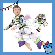 Partee Time Kids Buzz Lightyear Costume Theme with Adjustable Face Mask Halloween Cosplay Children S