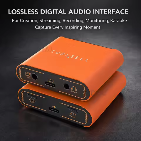 24Bit/192kHz Stereo Audio Capture Live Broadcast Adapter 3.5mm Live Dock Audio Interface for Phone L