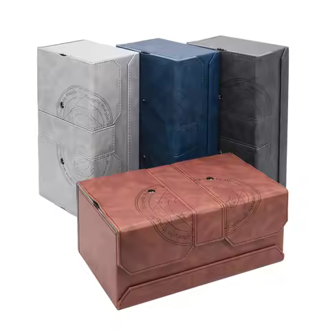 Yugioh OCG DTCG MTG Deck Box Dice Box High-Capacity Yu-Gi-Oh! Pokemon PTCG Trading Cards Leather Sto