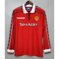 2023 high-quality high-quality Manchester United jersey 23 24 player issue Retro Man United 98/99 Ki