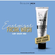 CE22  facial wash men ms glow / ms glow men sabun ms glow men -