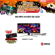 [ผ่อน 0% 10 ด.]MSI MPG 341CQPX QD-OLED/QD-OLED 2K 240Hz/ประกัน 3 Years