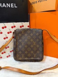 Lv 路易威登 中古 老花 小號王菲包 21cm 02年