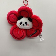 Chengdu Big Panda Base Flower Panda Pendant Keychain Cultural Creative Gift Souvenir Souvenir Souven