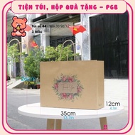 Combo of 5 Bags MS 44- Size 35*26*12 cm | Horizontal kraft paper bags for gifts, clothes, handbags a