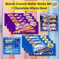 Win2 Moroll Crunch Wafer Sticks Roll Wafer Chocolate / Milk  ( 30pcs box ) Halal