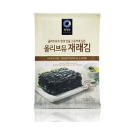 [พร้อมส่ง!!!] ชองจองวอน สาหร่ายเกาหลีปรุงรส 5 แผ่นChung Jung One Olive Oil Traditional Laver 5 Sheets