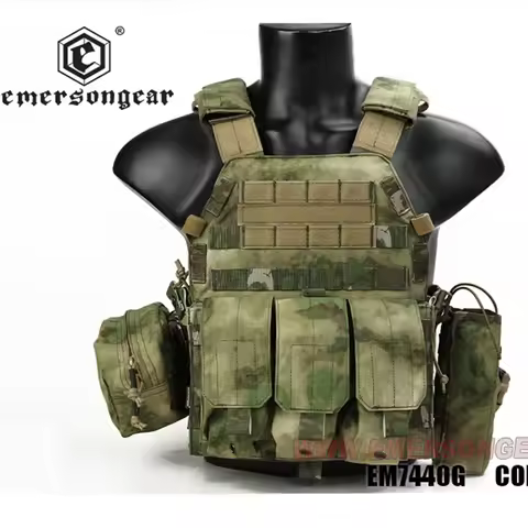 Emersongear For LBT 6094 Style Plate Carrier W/3 Pouches Tactical Vest Protective Gear Body Guard Ar