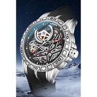 Mechanical-Style Appearance Skeleton Wristwatch Luminous  3ATM Waterproof
