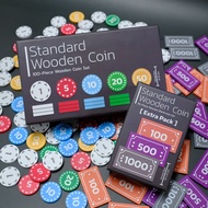 Standard Wooden Coin/Extra Pack Token