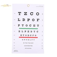 GoldenS Premium Snellen Eye Chart Wall Chart Plastic Waterproof Snellen Chart for Eye Testing VN