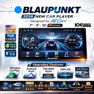 BLAUPUNKT Android Car Player 8GB+128GB | AHD Camera | Touchscreen Navigation & MP5 Multimedia Player
