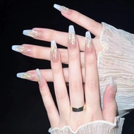 Handmade design upside downPieceg with glue&file - B602