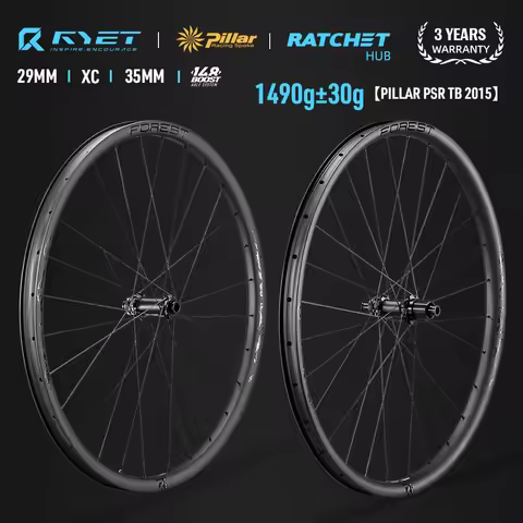 2025 RYET MTB Carbon 29er Wheels 35mm 36T Mountain Bike Rimset Straight Pull Hub Boost Bicycle Wheel