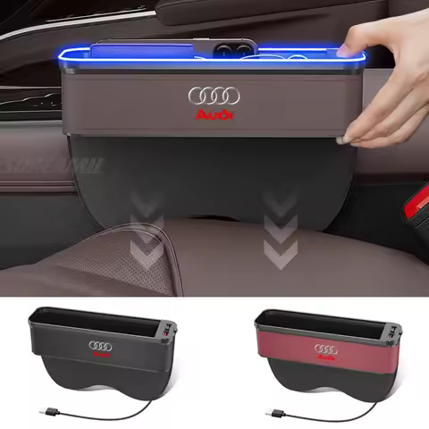 Audi A1 A3 A4 A5 A6 A7 A8 Q3 Q5 Q7 Q8 RS4 RS5 RS6 S3 S4 S5 TT Car Seat Gap Slot Crevice Storage Box 