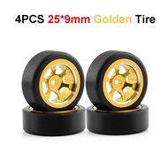 YSIDO Metal Wheel Rim Drift Car Tire for 1/28 Wltoys K979 K989 284131 Kyosho MINI-Z MINI-D RC Drift