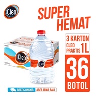 Pack of 3 Boxes of CLEO Drinking Water 1 Liter Box (contains 36 Bottles)