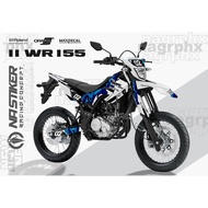 DECAL WR155 FULLBODY WHITE - DECAL WR SIMPLE - DECAL WR155 ABSTRACT WR-11