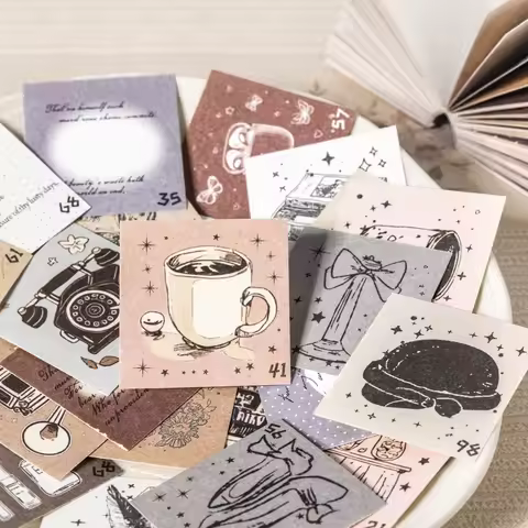 100sheets Exquisite Girl's 100 Day Series Creative Life Message Memo Planner Handbook DIY Scrapbook