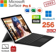 Microsoft Surface Pro 5th Gen Pro5 Intel Core i5 8GB RAM 256GB 12.3 inch Tablet 2K TouchScreen 7300U